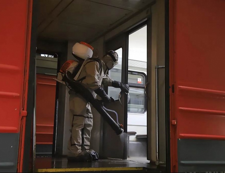 Статистика о дезинфекции и уборке пассажирских поездов АО «Самарская ППК» за март